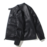 跨境外贸男士外套春秋皮衣飞行夹克男装PU皮机车服皮衣PY908-1P75，男装夹克，星座1410（原1902A）