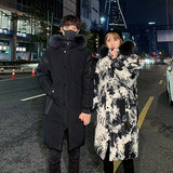 羽绒服男中长款冬季潮流连帽外套情侣装冬季新款加厚YR998，男装羽绒服，星座1410（原1902A）