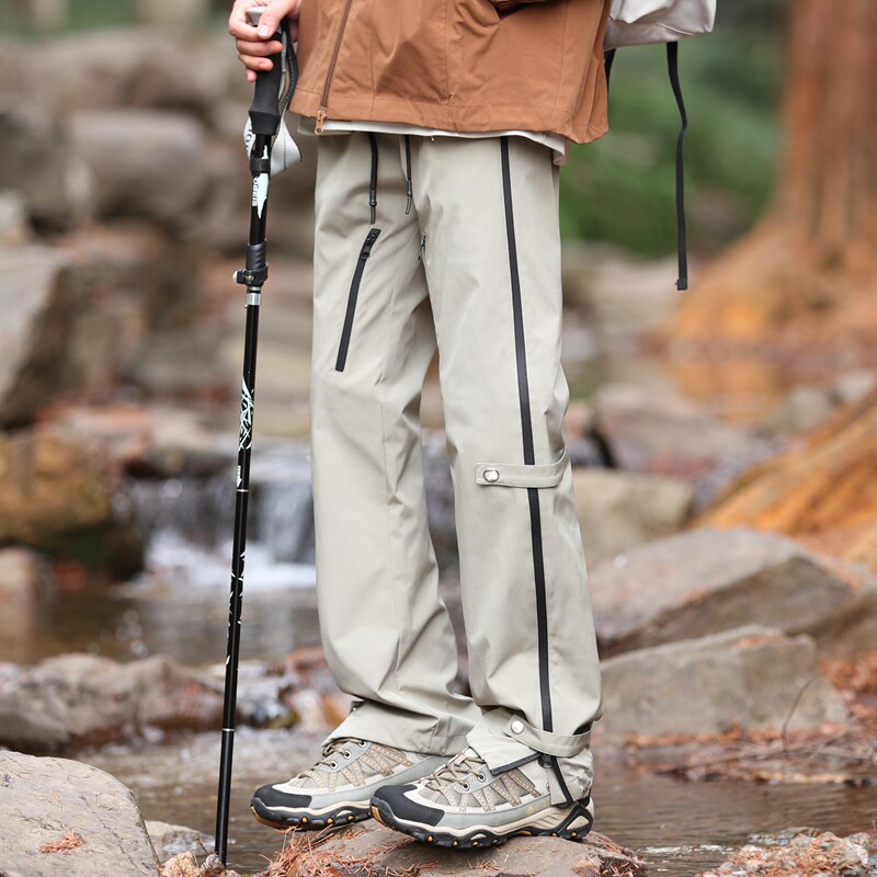 春秋潮机能风拉链开叉直筒休闲裤男复古街头宽松户外运动裤K21P45，女装休闲裤，星座1410（原1902A）