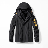 秋冬户外冲锋衣男三合一两件套女加绒加厚登山服外套CF552SP105，男装夹克，星座1410（原1902A）