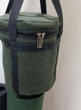 帆布加厚多功能木工大容量大号工具包军绿色电工空调安装维修技工