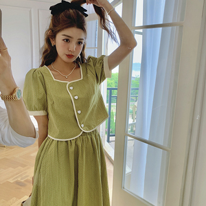 【新品】169-23059-P135小香风时尚套装裙K188图片