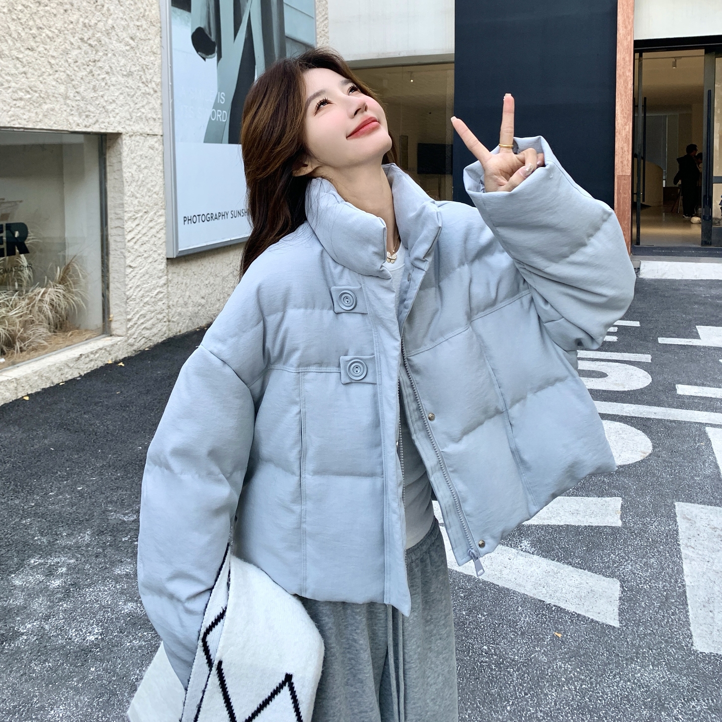 【新款现货】85169-P245K368短款羽绒服，女装短外套，浙宝169A(原263)