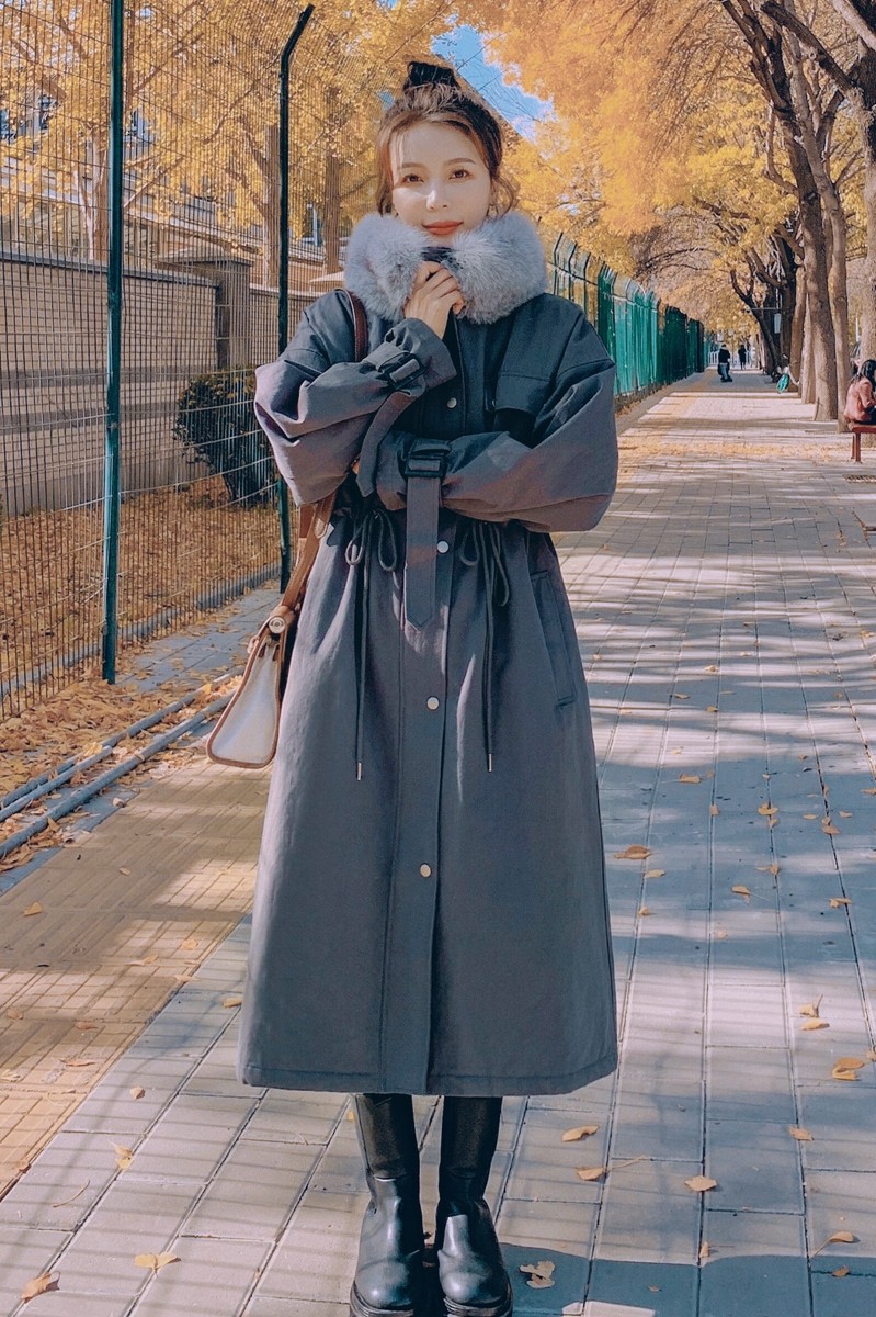 现货　货号Ｄ37—Ｐ195兔毛内胆长款派克服控268,女装棉衣/棉服,浙宝169A(原263)