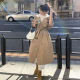 169-Q17P165新款现货连帽长款风衣外套买家秀K238，女装风衣，浙宝169A(原263)