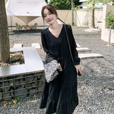 【新品】169-16918P135碎花马甲+连衣裙套装控188，女装连衣裙，浙宝169A(原263)