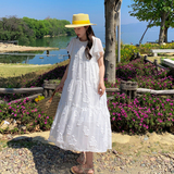 169新款-23066P115法式甜美白色超仙连衣裙控168，女装连衣裙，浙宝169A(原263)