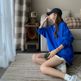 秋装新款款号2228—P105假两件宽松卫衣K158，女装卫衣/绒衫，浙宝169A(原263)