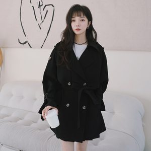 263新款现货2203--P135 控188 短款风衣外套图片