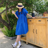 出货中....C2224—P110—K168克莱因蓝新款娃娃裙连衣裙，女装连衣裙，浙宝169A(原263)