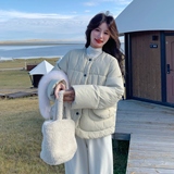 【现货】zb169—85146P285K398羽绒服配送毛领围脖50绒，女装羽绒服，浙宝169A(原263)