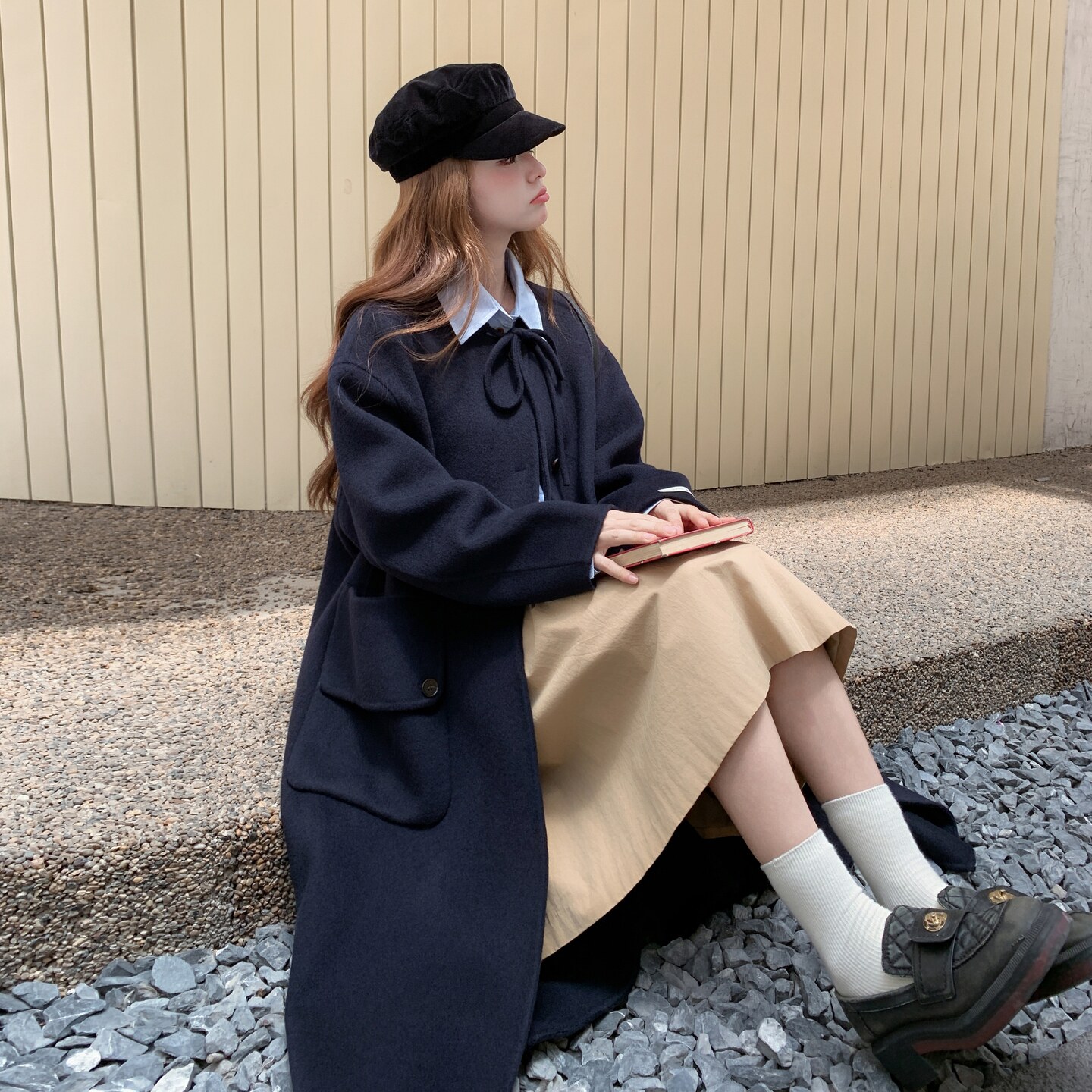 【新款现货】zb169-85140P315K468双面羊绒长款外套,女装毛呢外套,浙宝169A(原263)