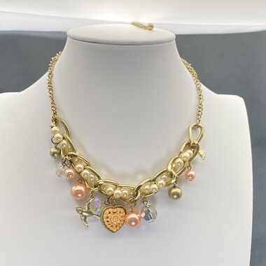 欧美外贸饰品时尚百搭个性夸张项链女多款项链毛衣链