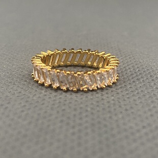 欧美外贸饰品时尚百搭个性夸张戒指女多款颜色耳钉CH戒指