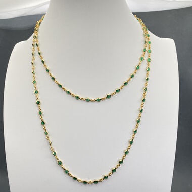 欧美外贸饰品时尚百搭气质个性夸张项链女多款颜色项链CH毛衣链