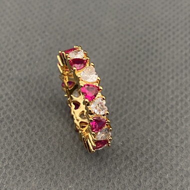 欧美外贸饰品时尚百搭个性夸张戒指女多款颜色戒指CH戒指