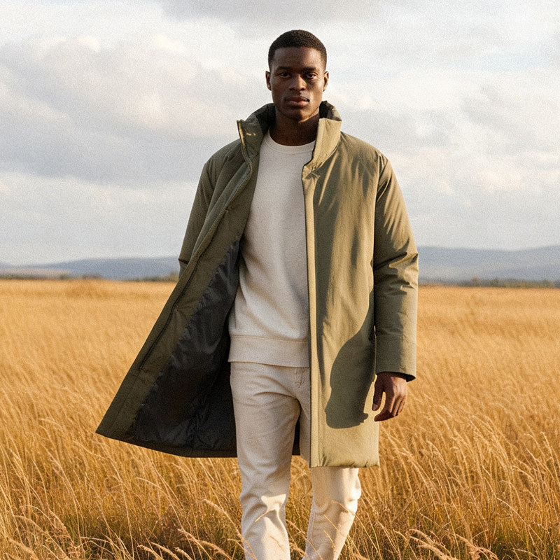 UOE冬季新品东丽Dermizax高端压胶高蓬羽绒商鸟男士长款羽绒服,男装,羽绒服,淘宝优惠券,粉丝福利购,淘宝优惠卷