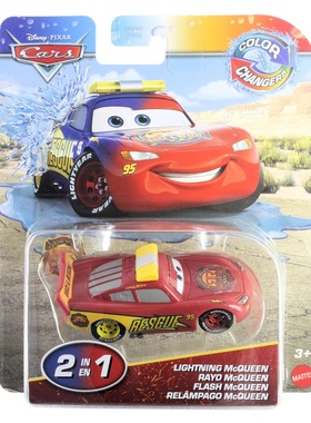 美泰 Pixar Cars Color Changers 汽车总动员 变色玩具车辆模型