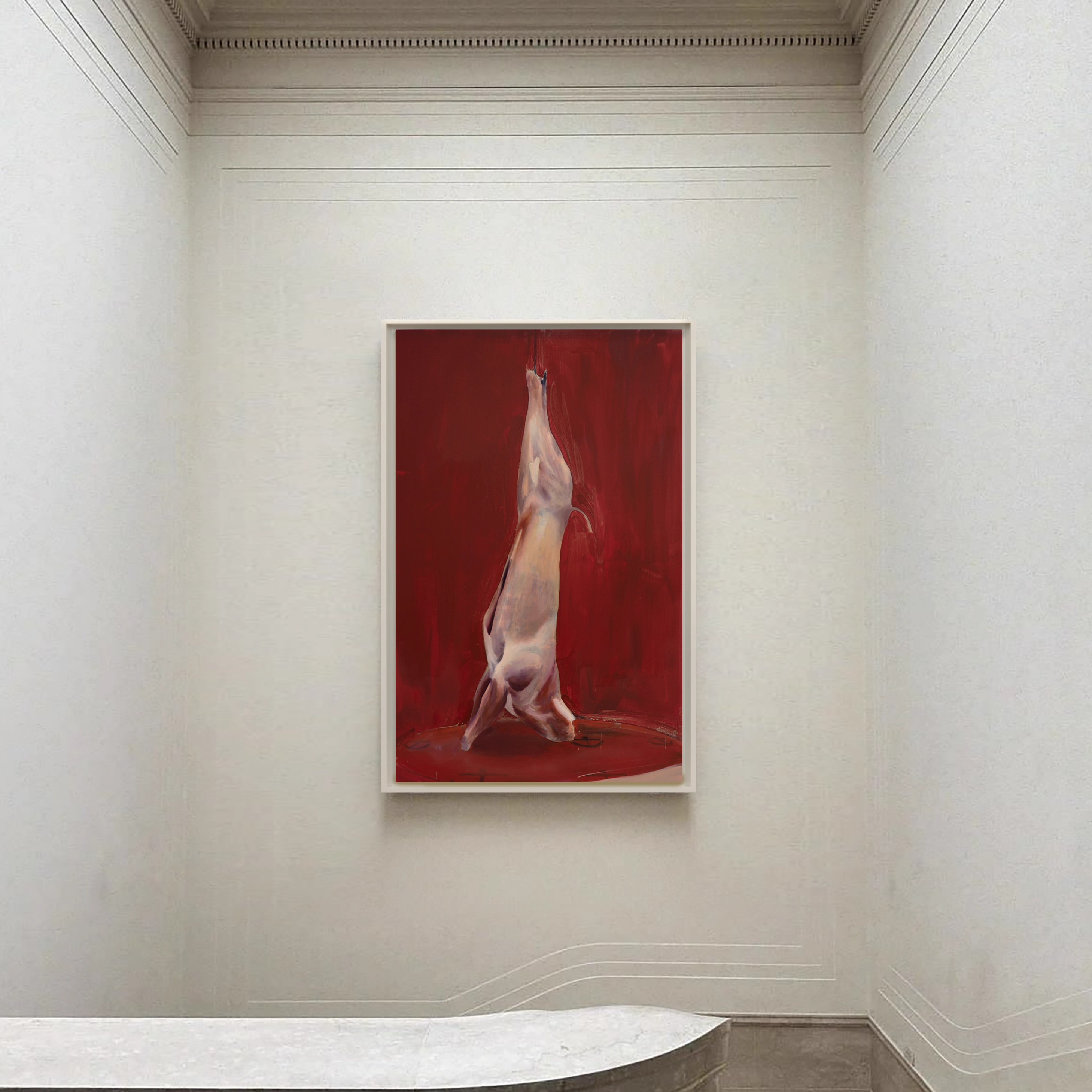 crisis art 71 装饰画 红色 当代艺术挂画 高端餐厅厨房装饰画