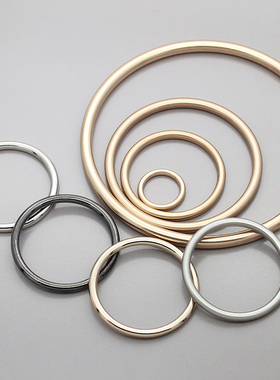 PM新款圆环扣金属圆形纽扣 箱包女装大衣衣服装饰扣五金配件圆圈