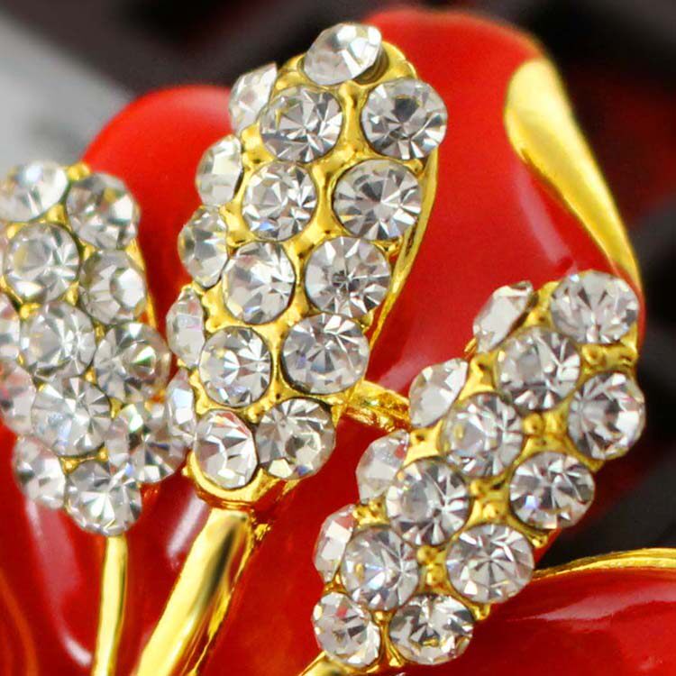 Broche femme en Zircon diamant - Ref 1178087 Image 4