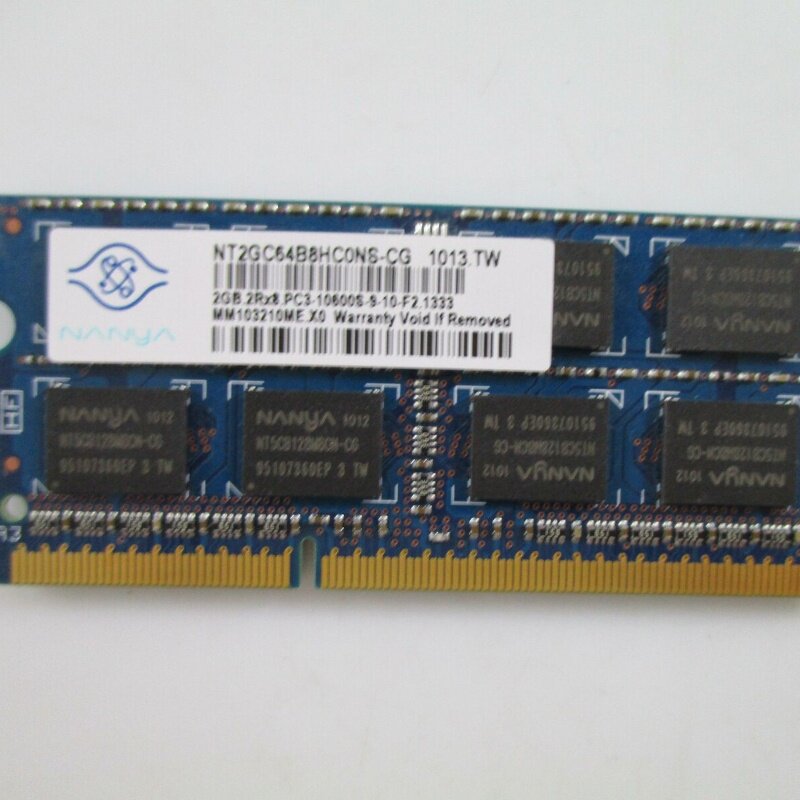 南亚易胜2G DDR3 1333MHz SODIMM NT2GC64B8HC0NS-CG笔记本内存条