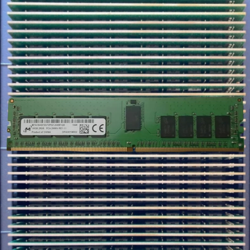 镁光16G 2RX8 2666 ECC REG MTA18ASF2G72PDZ-2G6B1服务器内存条