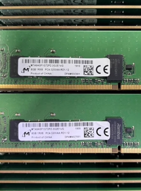 镁光8G 1RX8 PC4-3200AA-RD1-12 DDR4 ECC REG RDIMM服务器内存条