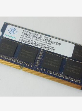 南亚易胜8G 2RX8 PC3/PC3L-12800S-11-11-F3 1600MHz笔记本内存条