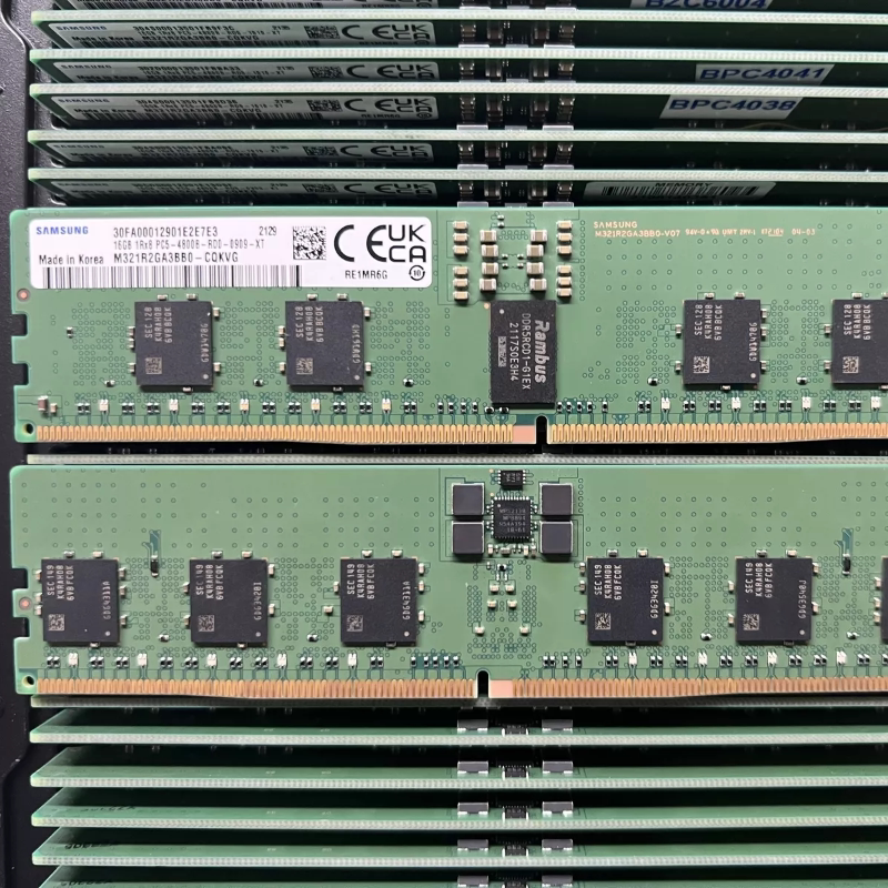 三星16G DDR5 4800MHz ECC RDIMM M321R2GA3BB0-CQK服务器内存条