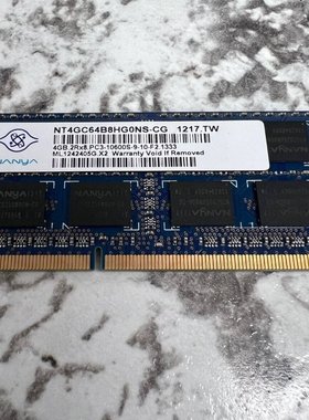 南亚易胜4G DDR3 1333MHz SODIMM NT4GC64B8G0NS-CG笔记本内存条