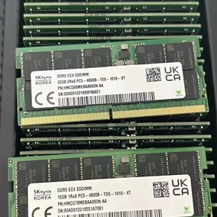 SK海力士32G DDR5 4800 ECC SODIMM HMCG88MEBAA092N笔记本内存条