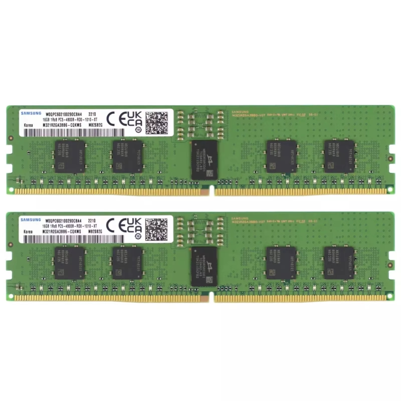 三星16G 1RX8 PC5-4800B-RD0-0909/1010-XT ECC RDIMM服务器内存