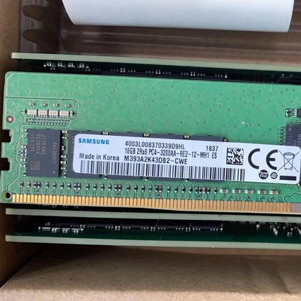 三星16G 2RX8 DDR4 3200 ECC REG M393A2K43DB2-CWE 服务器内存条