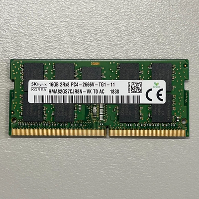 SK海力士16G DDR4 2666 ECC SODIMM HMA82GS7CJR8N-VK笔记本内存