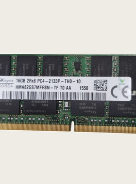 SK现代16G DDR4 2133MHz ECC SODIMM HMA82GS7MFR8N-TF笔记本内存