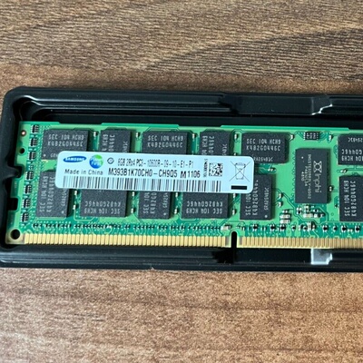 三星8G 2RX4 PC3-10600R ECC REG M393B1K70CH0-CH9/Q5服务器内存