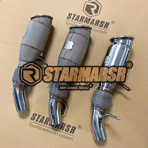STARMARSR品牌适用3F20F35F18N20改装竞技直通高流量隔热头段排气