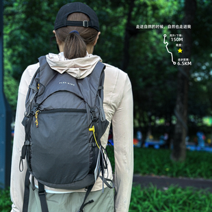 户外专业防水登山双肩包超轻可折叠大容量翻盖冲顶包旅行徒步背包
