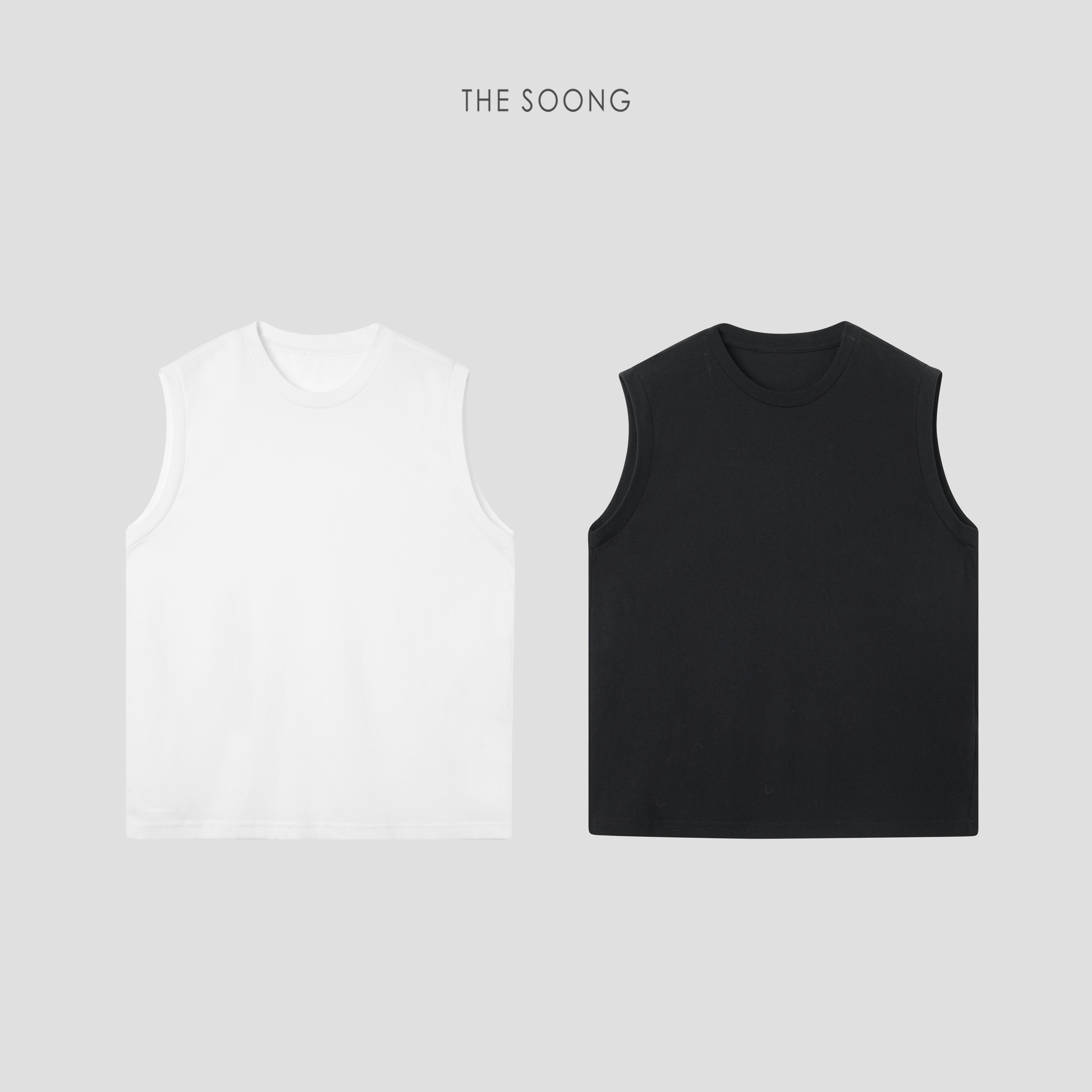 THESOONG圆领坎肩背心上衣