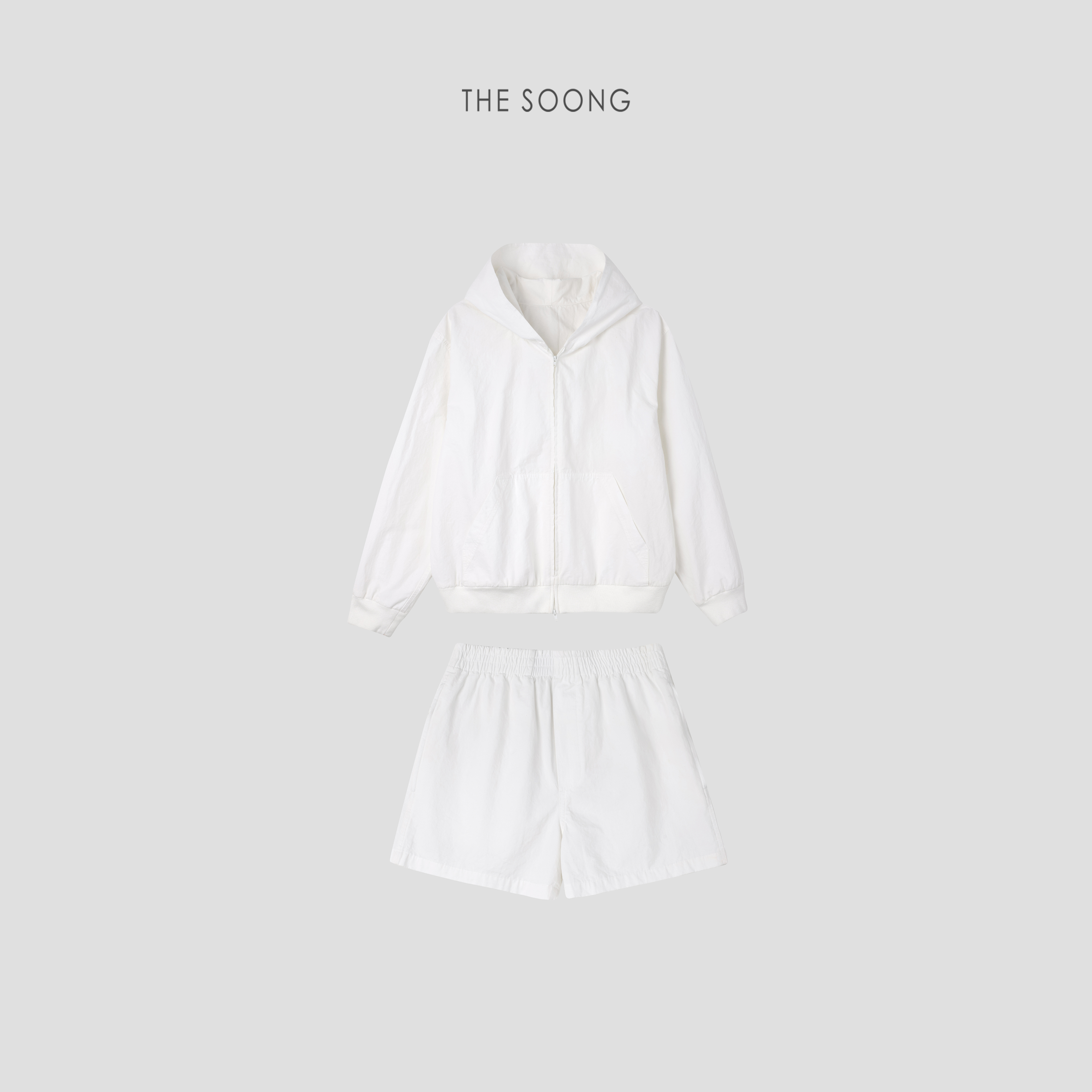 THESOONG纯棉连帽松弛感套装