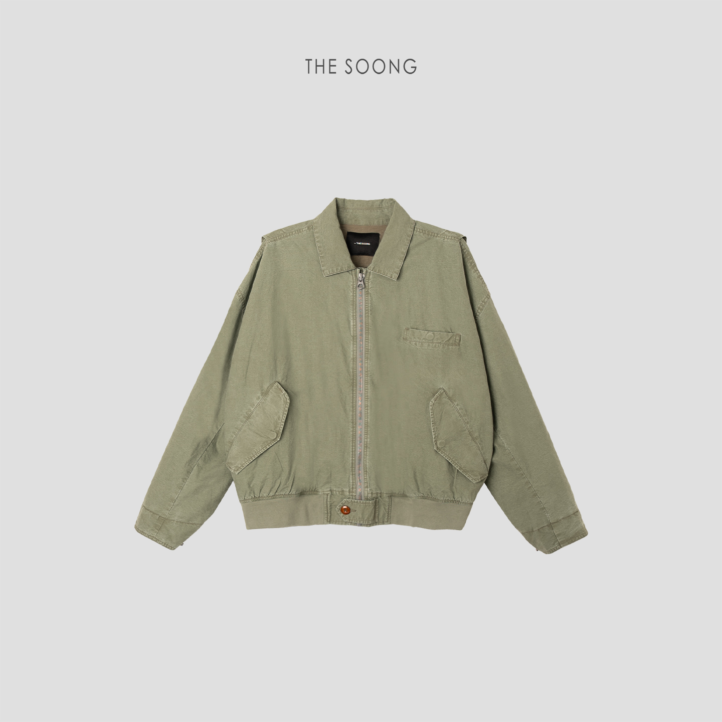 THESOONG100%纯棉女士夹克外套