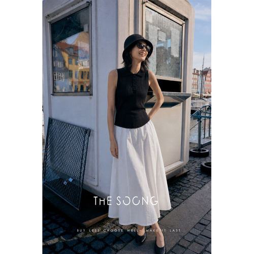 THESOONG/莱赛尔亚麻针织背心