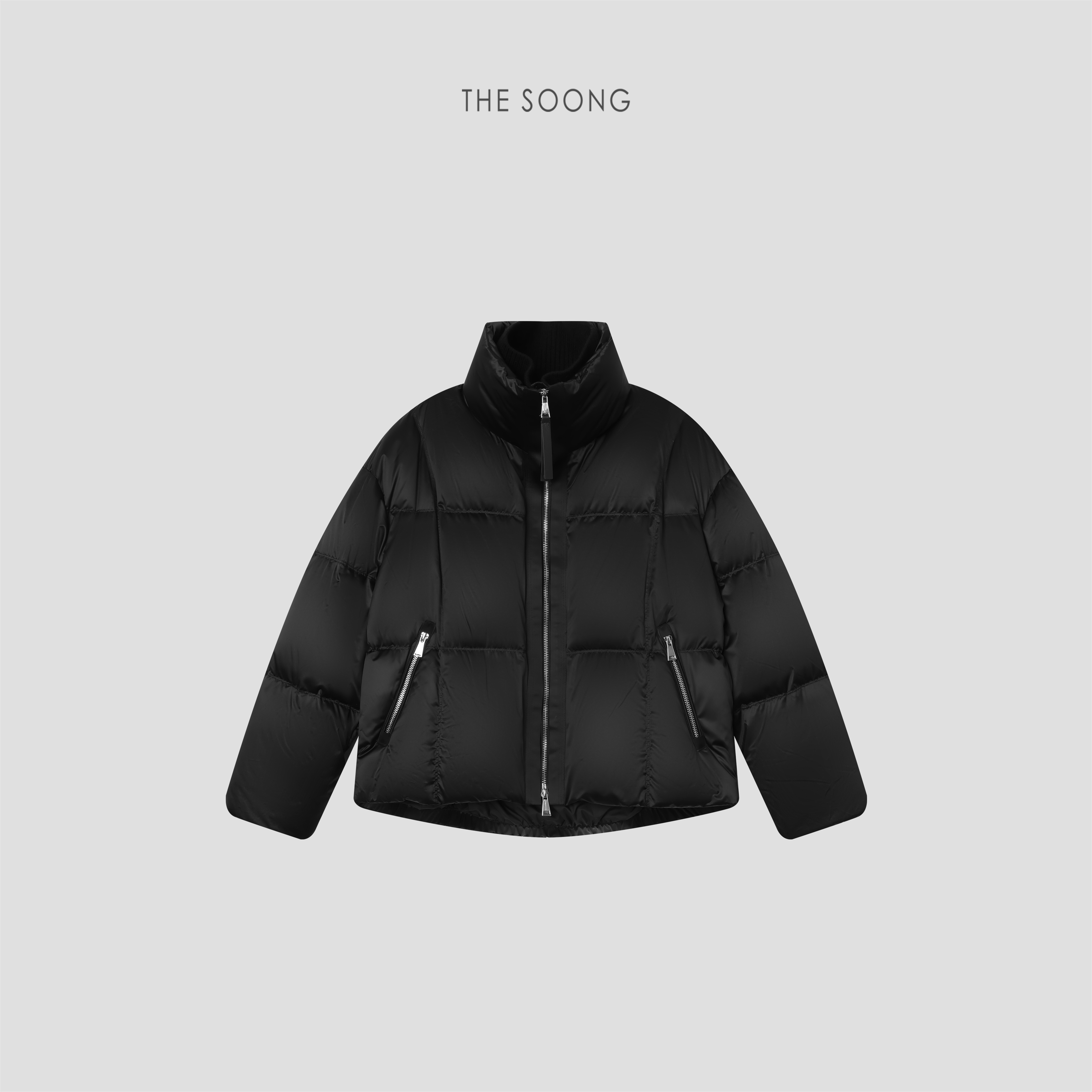 桑蚕丝90鹅绒羽绒服外套