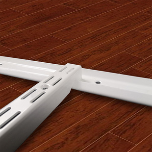 DIY横轨竖轨金属衣柜配件砌墙置物架衣帽间自制式 钢框架材料衣架