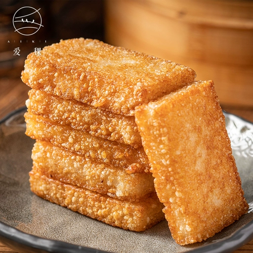 Aiki/Eriya Rice Cakes, чистый клейкий рисовый рисовый рисовый пирог с жареным морским арахисовым завтраком быстро замороженная еда