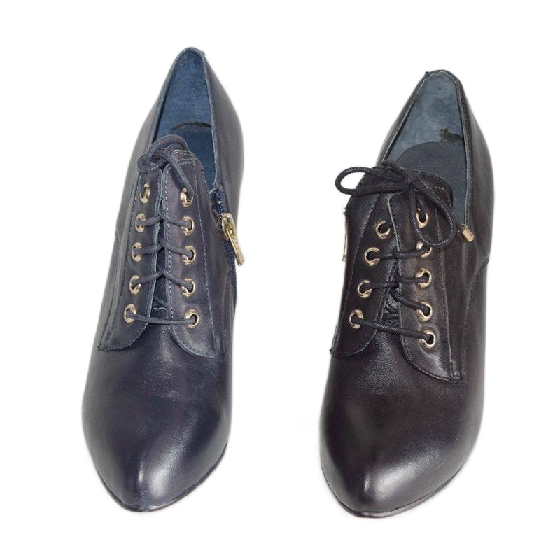 侧拉链里外全皮优雅超高跟女鞋