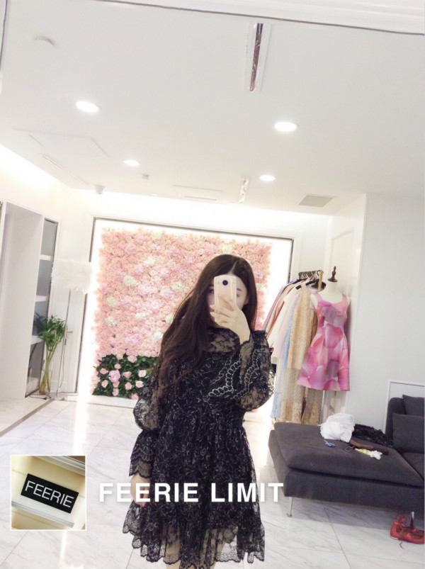 ²¹FEERIE LIMIT SS2017¶À¼ÒÖÆ×÷ ÓÅÑźÚÌì¶ì ½ø¿ÚºÚÒøÀÙË¿Á¬ÒÂȹ