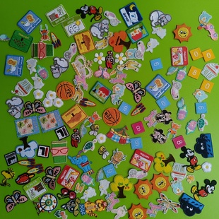 成双20个刺绣布贴儿童羽绒服裤 破洞修补布丁补衣服可缝可烫可贴 鞋