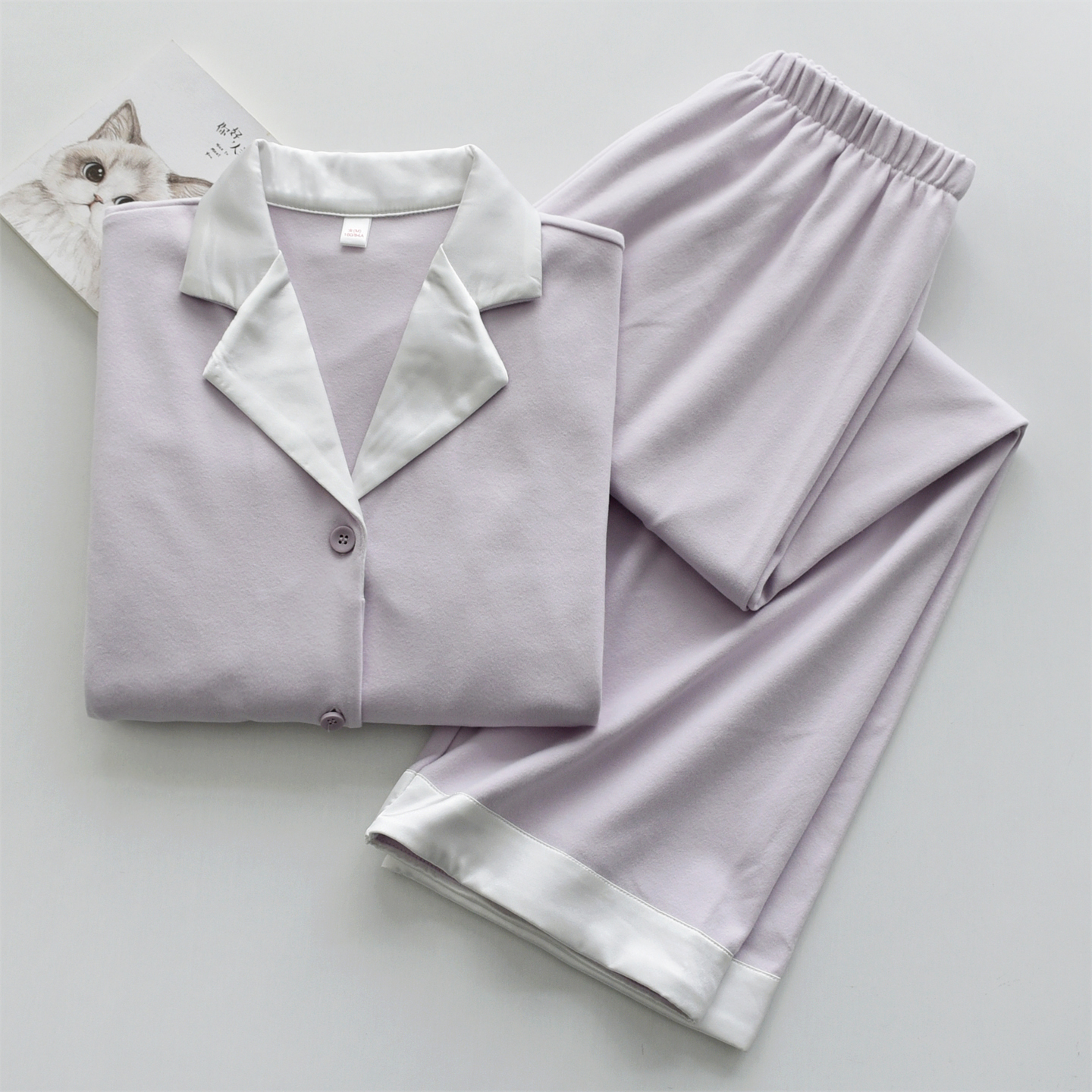 女德绒保暖加绒长袖家居服套装